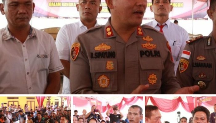Optimalkan Restoratif Justice dalam penyelesaian Perkara, Kapolres Simalungun kembali selesaikan 61 kasus