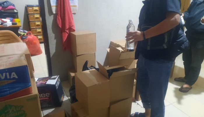 Polsek Garut Kota Polres Garut Amankan 672 Botol Minuman Keras