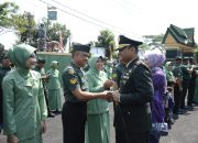 Tepat di Hari Kesaktian Pancasila, Dandim 0613/Ciamis Tradisikan 63 Anggotanya Yang Mendapatkan Kenaikan Pangkat