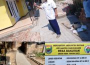 Pekerjaan Pavingisasi Desa Banjiran, Sangat Bermanfaat Untuk Warga