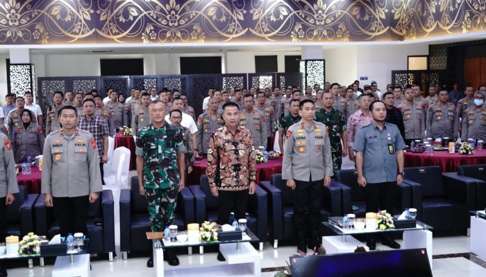 POLDA JABAR GELAR RAPAT KOORDINASI KESIAPAN OPERASI MANTAP BRATA LODAYA 2023-2024, DALAM RANGKA PENGAMANAN PEMILU 2024, DI WILAYAH HUKUM POLDA JABAR