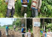 Bhabinkamtibmas Polsek Purba Resor Simalungun Patroli dan Lindungi Hutan Cagar Alam Martelu Purba