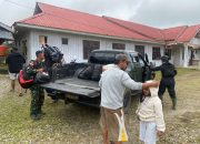 Satgas Yonif 310/KK Tangkap Terduga Pelaku Perusakan Rumah Disdik Kab. Pegunungan Bintang