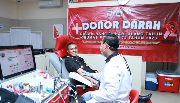 Jelang HUT Humas Ke-72 Bid Humas Polda Jabar Gelar Donor Darah