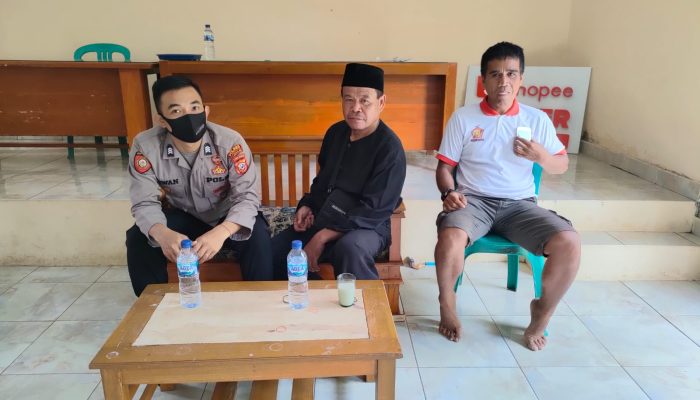 Bhabinkamtibmas Pancatengah Memberikan Penyuluhan Kepada Warga Binaannya