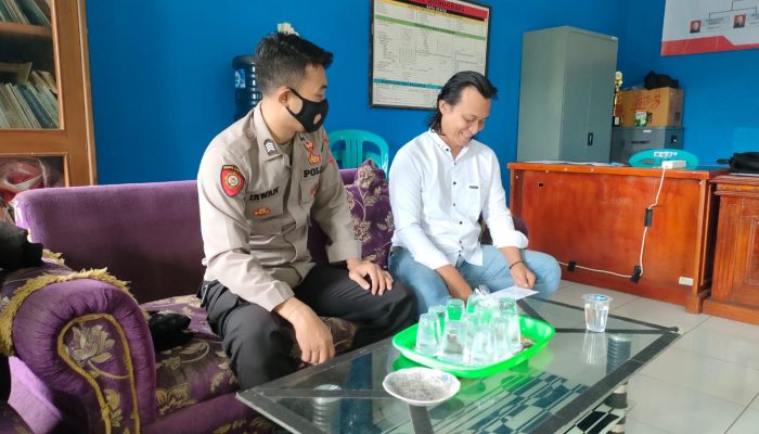 Polsek Cibalong Melaksanakan Giat silaturahmi kamtibmas
