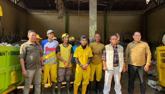 Pj Bupati Cek Ricek Pengelolaan Sampah Pasar Inpres Sumedang