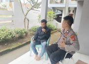 Personil Taraju melaksanakan kegiatan Silaturahmi Kamtibmas