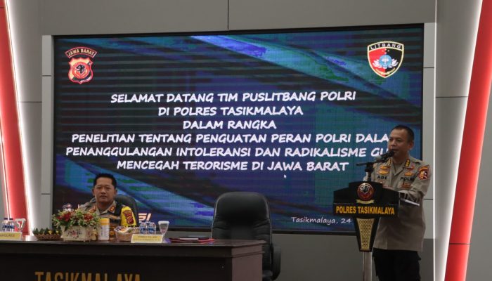 Puslitbang Polri Gelar Penelitian Intoleransi dan Radikalisme di Polres Tasikmalaya