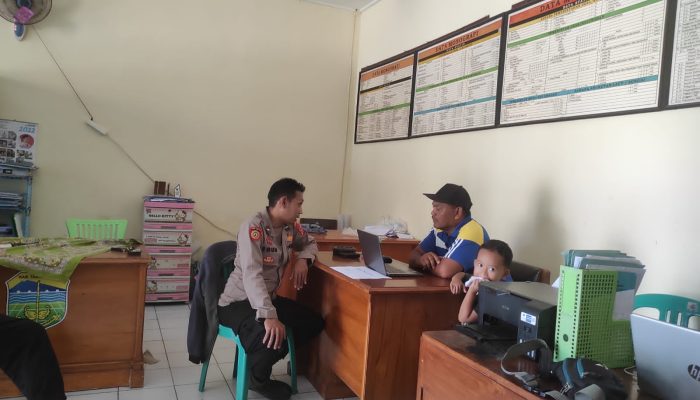 Bhabinkamtibmas Cikalong Memberikan Penyuluhan Kepada Warga Binaannya