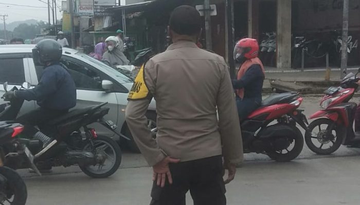 Polres Cimahi Polda Jabar, Tingkatkan Patroli Lalu Lintas Pagi Hari  Di Wilayah Hukum Polsek Cililin
