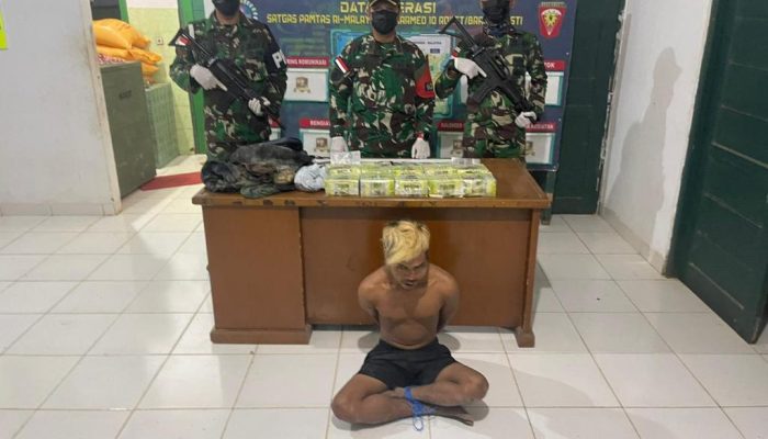 Kurun waktu 1 Minggu , Satgas Pamtas RI-Mly Yonarmed 10/Bradjamusti Berhasil Gagalkan Penyelundupan Sabu Kurang Lebih 31 Kg di Jalur Tidak Resmi Perbatasan