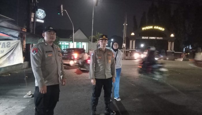 Polres Cimahi Polda Jabar, Personel Polsek Cimahi Antisipasi Gangguan Kamtibmas C3 Sore Hingga Malam Hari