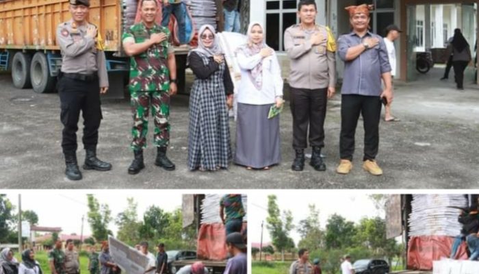 Kapolres dan Dandim Simalungun Kompak Amankan Logistik Pemilu di Kabupaten Simalungun