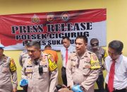 Kapolres sukabumi pers rilis sindikat penipuan settifikat tanah yg diungkap Polsek Cicurug