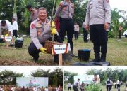 Kapolda Aceh Ikuti Penanaman 10 Juta Pohon bersama Polri
