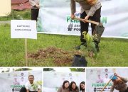 Kapolres Simalungun Pimpin Penanaman Sepuluh Juta Pohon Bersama Polri