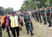 Antisipasi Perubahan Cuaca, Kodim 0613/Ciamis Beserta BBWS Citanduy Gelar Apel Dan simulasi Siaga Bencana