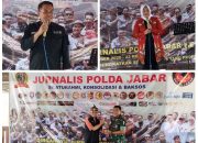 Jurnalis Polda Jabar Gelar Santunan Anak Yatim di Acara HUT yang ke 3