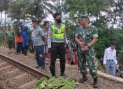 Polsek Malangbong Polres Garut Cek Tkp Kecelakaan Kereta Api