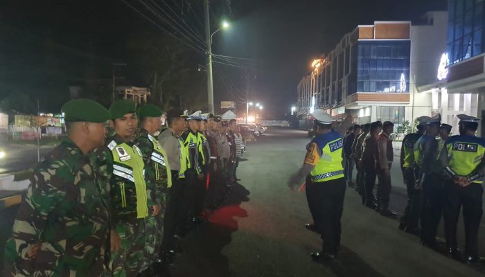 Polres Simalungun Gelar Patroli Skala Besar untuk Jaga Kamtibmas Menjelang PEMILU 2024