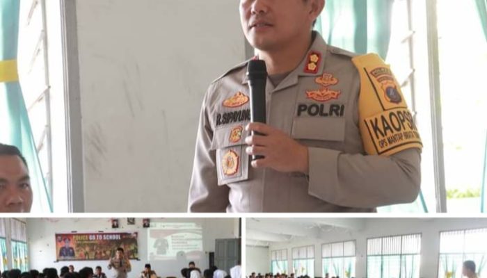 Bentuk Generasi Muda yang Berwawasan Kebangsaan Kapolres Simalungun Menggelar Police Goes to School