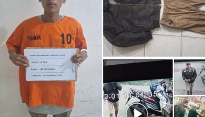 SAT RESKRIM POLRES PEMATANG SIANTAR UNGKAP PELAKU PENCURIAN