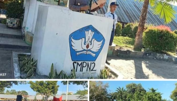 SATBINMAS POLRES PEMATANG SIANTAR HIMBAU PELAJAR SMPN 2 JAUHI NARKOBA DAN KENAKALAN REMAJA