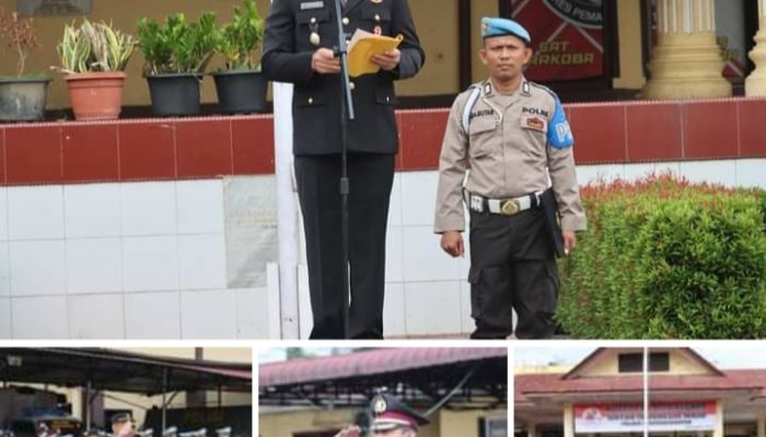POLRES PEMATANG SIANTAR LAKSANAKAN UPACARA PERINGATAN HARI BELA NEGARA KE-75
