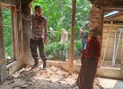 Polsek Banjarwangi Cek Dampak Gempa Dan Berikan Santunan