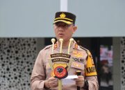 Kapolres Garut Pimpin Upacara Kenaikan Pangkat Polri Periode 01 Januari 2024