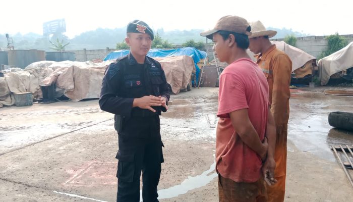 ARAHAN KAMTIBMAS BRIMOB JABAR KEPADA SECURITY KCIC PLERED PURWAKARTA