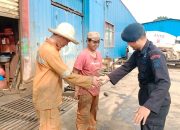 ARAHAN KAMTIBMAS SAT BRIMOB POLDA JABAR KEPADA SECURITY KCIC PLERED PURWAKARTA