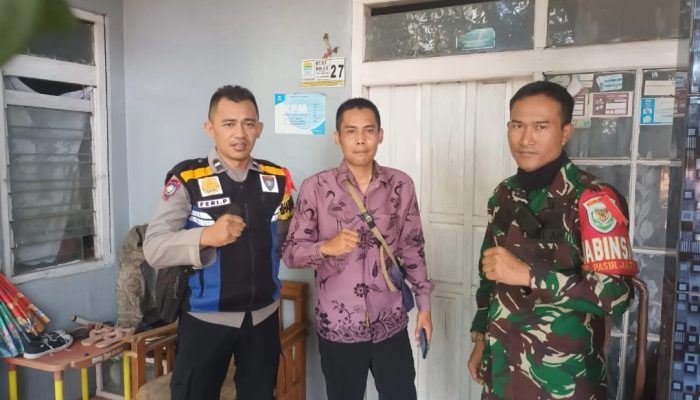 Para Bhabin Polsek Ujungberung sambang ke wilayah binanya