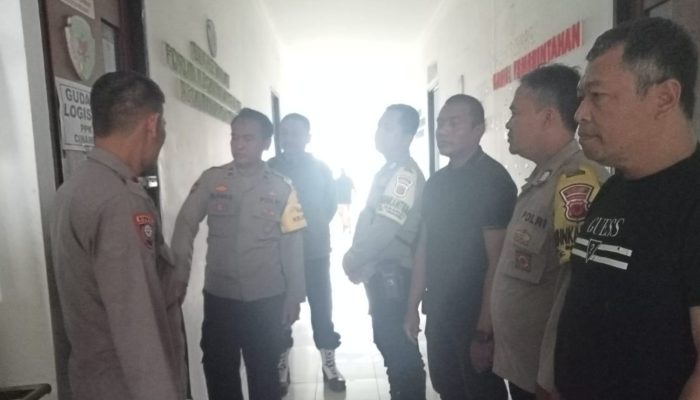 Upaya Terciptanya Situasi Kondusif Polsek cinambo Pengamanan Gudang Logistik PPK