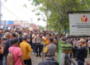 Sintang PertebalPolres Keamanan KPU-Bawaslu, Ratusan Personel Gabungan di Siagakan Amankan Aksi Unjuk Rasa*