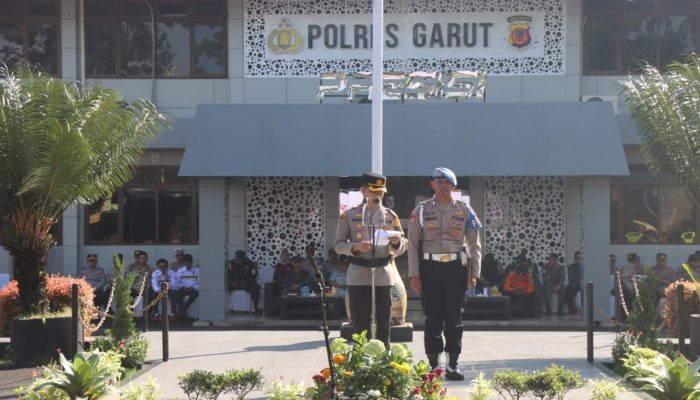 Wujudkan Kamseltibcar Lantas Polres Garut Gelar Pasukan Operasi Keselamatan Lodaya 2024