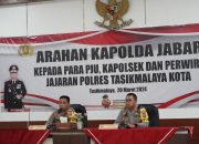 Kapolda Jabar, Ajak Personel Jajaran Polres Tasikmalaya Kota Junjung Netralitas dan Soliditas dalam Rangkaian Pengamanan Pesta Demokrasi