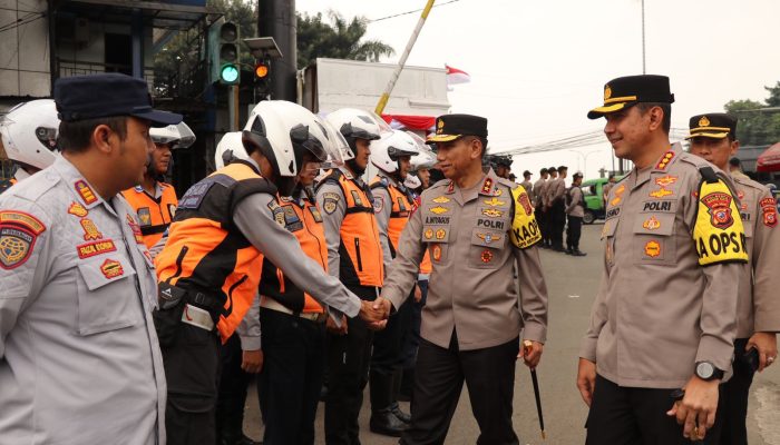 Kapolda Jawa Barat Kunjungi Pos Terpadu Polresta Bogor Kota