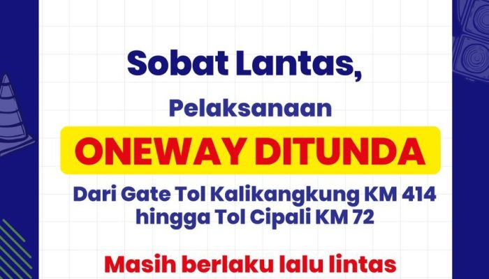 Kendaraan dari Arah Batang Menuju Jakarta Masih di Bawah Parameter, Korlantas Polri Tunda Rekayasa Lalin One Way