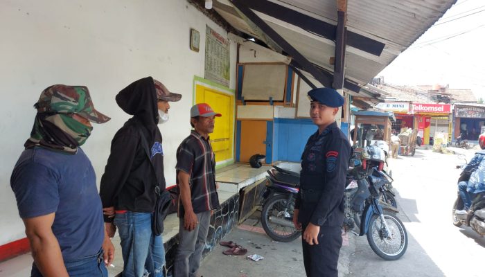 Brimob Jabar Sambangi Komunitas Ojeg Guna Menjaga Kondusifitas 