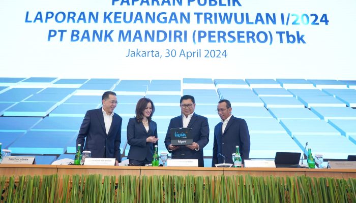 Agresif Tapi Prudent, Bank Mandiri Catat Realisasi Kredit Kuartal I 2024 Tembus Rp 1.435 Triliun