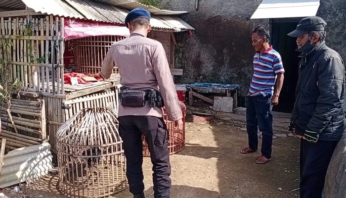 Brimob Jabar Melaksanakan Patroli Harkamtibmas di wilayah Cikancung 