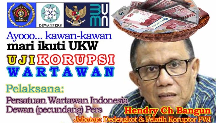 Wartawan Terlibat Korupsi, Pemberantasan Tipikor Pasti Gagal Total