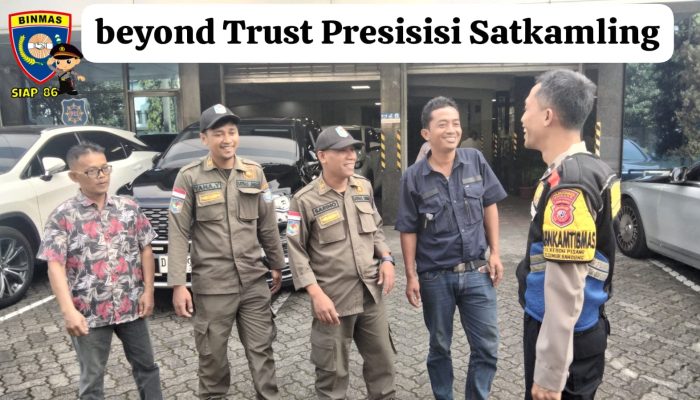 Memantapkan Program Beyond Trust Presisi 2024 Pembinaan Satkamling di Wilayah Hukum Polsek Sumur Bandung