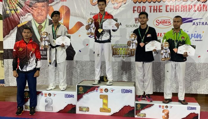 Prajurit Prabu Kiansantang Yonif 301 Torehkan Prestasi Kejuaraan Taekwondo Panglima Kostrad CUP Tahun 2024