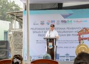 Pj. Wali Kota Cimahi Lakukan  Peletakan Batu Pertama Pembangunan SPALD-T di RW 01 Melong