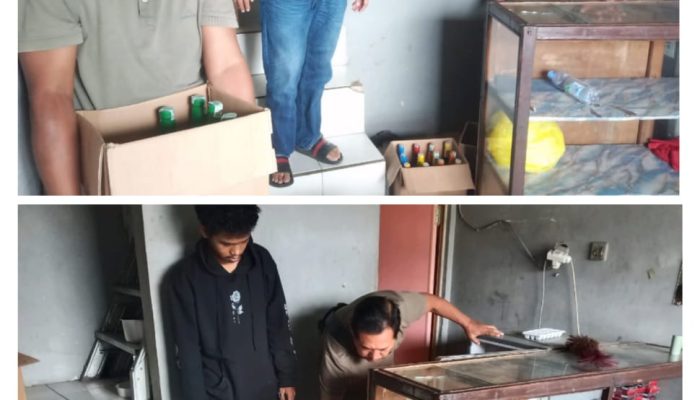 Respon Cepat Kapolresta Bandung Amankan Warung Miras dengan Turunkan Personel Satreskrim Polsek Soreang