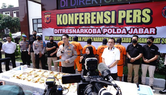 Kabid Humas Polda Jabar: Polda Jabar Ungkap Kasus Penyalahgunaan Narkotika Jenis Sabu Seberat 24,1 Kg