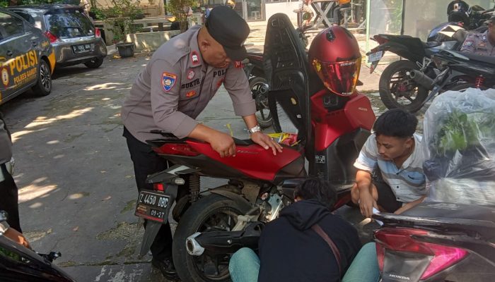 Wujudkan Limbangan Terbebas Knalpot Bising Polsek Limbangan Tindak Pelanggar